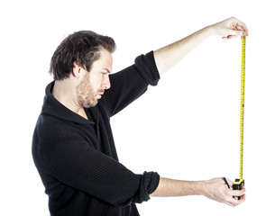 Attractive caucasian man shot in studio