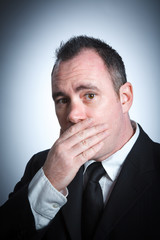 Caucasian businessman 40 years old