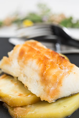 Cod with honey
