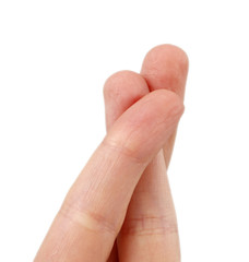 Hand isolated on white