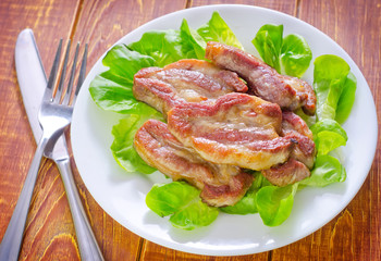 fried meat