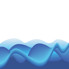 water waves abstract