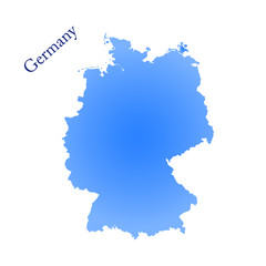 Obraz premium Map of germany