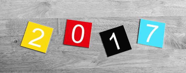 2017 year / calendar - art design