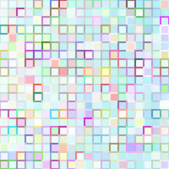 abstract squares blue mosaic background