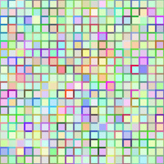 abstract squares green mosaic background