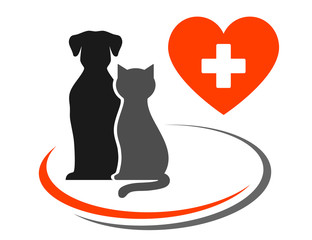 veterinary icon with heart