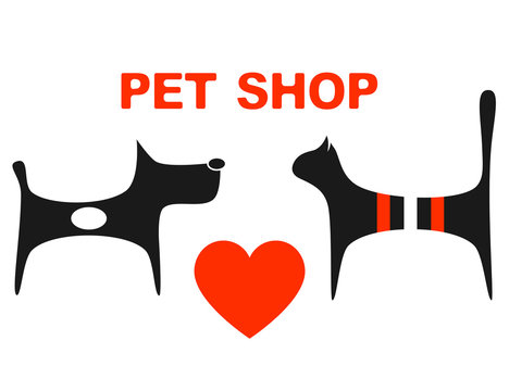 symbol of pet shop