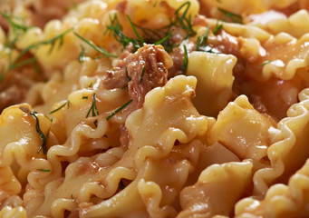  pasta mafalde with  beef