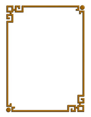 golden frame