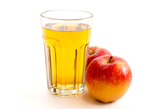 Apfelsaft und &Auml;pfel