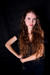 Naklejka premium Beautiful woman.
