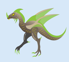 Dinosaur with wings