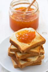 toast with jam