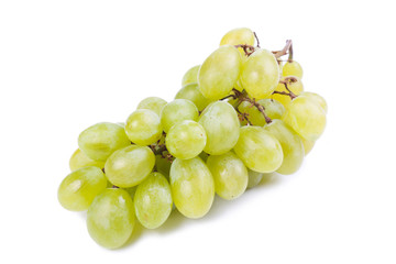 Grapes isolated on white background.