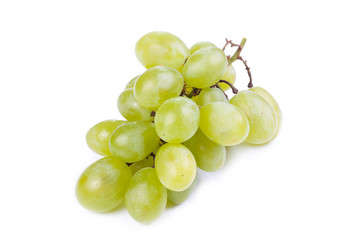 Grapes isolated on white background.