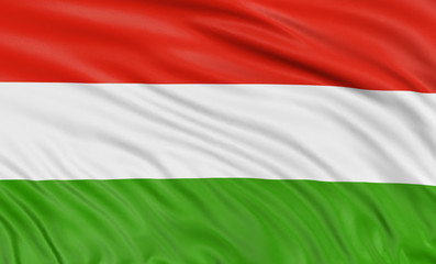 3D Hungarian flag