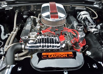 Customized Car Engine