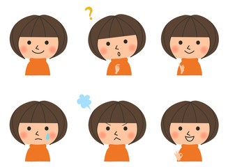 女性－喜怒哀楽