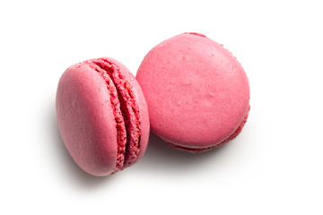 pink macaroons