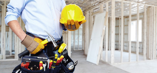 Handyman with a tool belt.