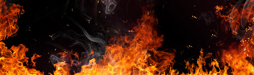 Fire flame background