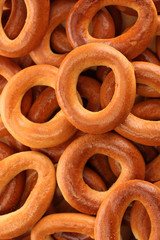tasty bagels, close up