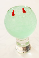 green cocktail