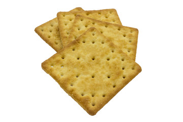 Cracker isolated on white backgroun
