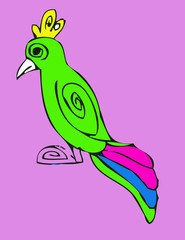 cartoon animals and fishes in Jaidee Family Style