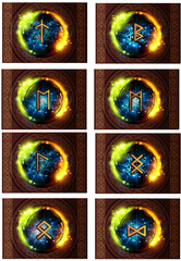 Руны III атт в орнаменте