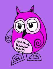 Cartoon animals and owls in Jaidee Family Style