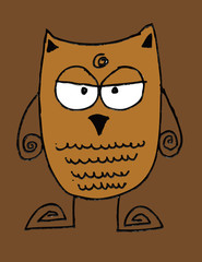 Cartoon animals and owls in Jaidee Family Style