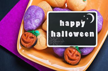 For Halloween candy and blackboard