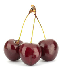 Cherry isolated on white background