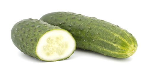 cucumber isolated on white background