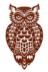 Fototapeta premium Brown owl