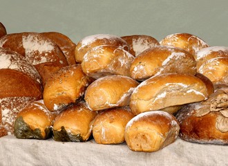 bread in bakery