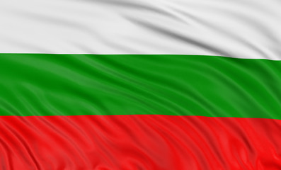 3D Bulgarian flag