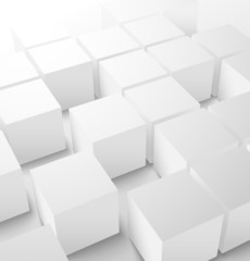 Abstract 3D cube background