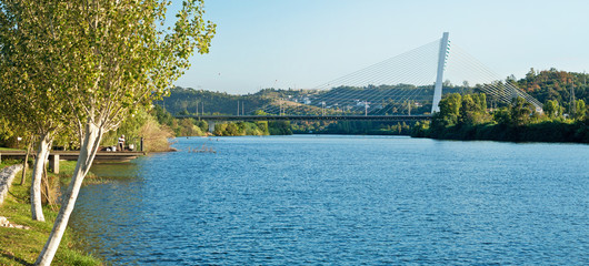 Panoramic view of the Mondego river