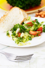 Salad of fresh vegetables