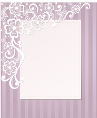 Template frame  design for card