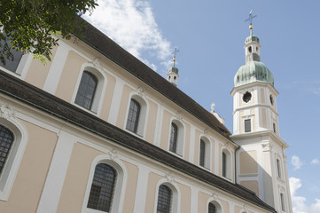 Fototapeta premium Arlesheim bei Basel, Arlesheimer Dom, Wahrzeichen, Schweiz