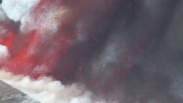 Etna eruption April 2012