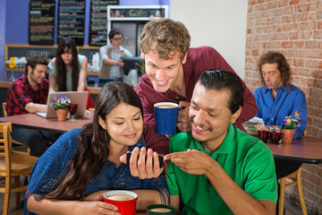 Friends Looking at Phone