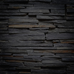 Slate Stone Wall