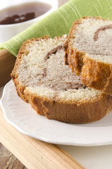 home made vanilla chocolate loaf cake
