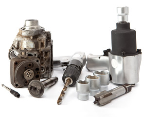 details of pump of high pressure,air impact wrench,air drill..