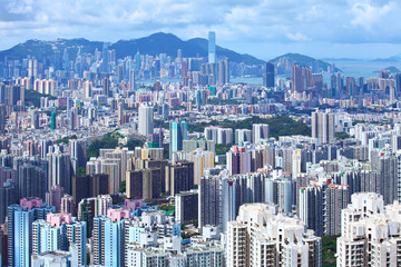 Fototapeta na wymiar City view in Hong Kong